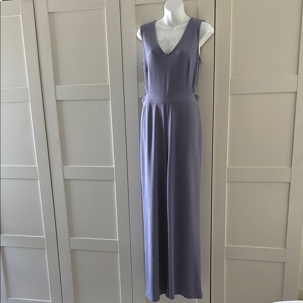 Bar III Purple Sleeveless V-Neck Maxi Dress